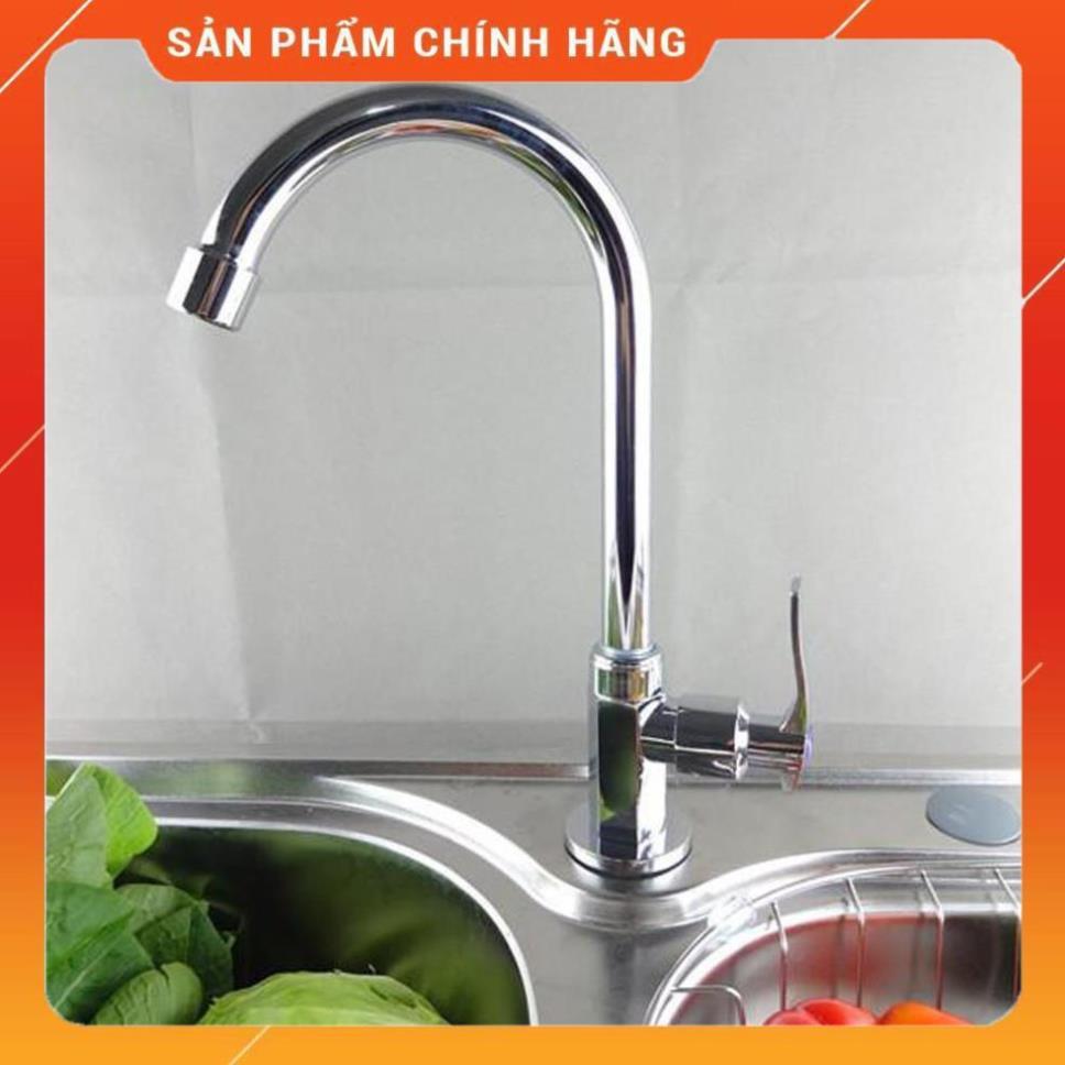 Vòi nước bằng thép không gỉ thiết kế hiện đại dành cho bồn rửa chén 206806