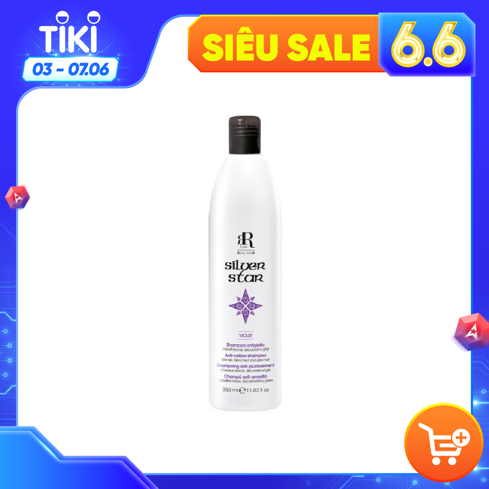 Dầu gội tím khử vàng chăm sóc và làm sáng màu tóc RRline Therapy Sliver Shampoo 350ml