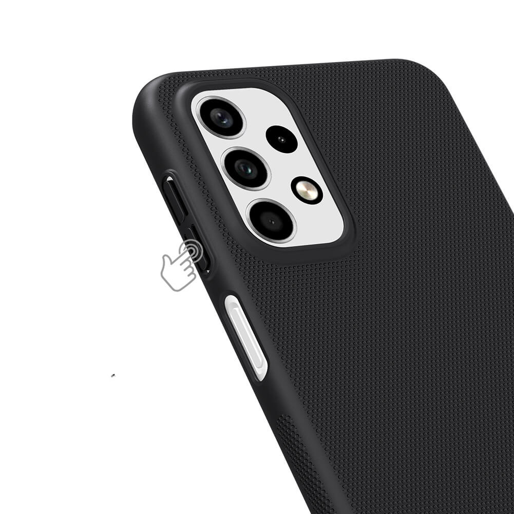 Ốp Lưng Dành Cho Samsung Galaxy A23 4G Chính Hãng Nillkin Dạng Sần, Chống Bám Vân Tay - Hàng Chính Hãng