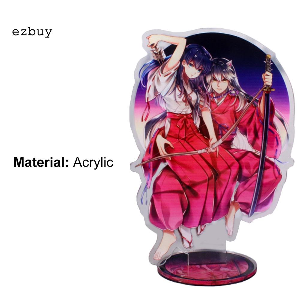 Vibrant Color Desktop Inuyasha Standing Anime Collection Inuyasha Stand Figure Vivid Expression for Decor