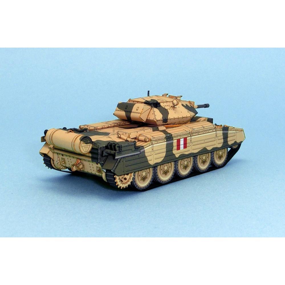 Mô hình giấy xe tank Crusader MkIII tỉ lệ 1/72