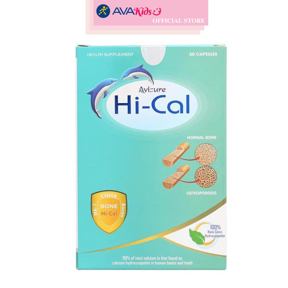 Viên uống Avisure Hi-Cal hỗ trợ xương răng chắc khỏe 60 viên (từ 6 tuổi)