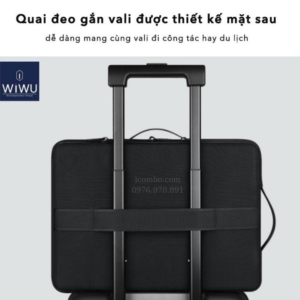 Túi Xách chống sốc Macbook, Laptop 13/14/15/15.6/16inch- Bảo Vệ 360 độ - Wiwu Alpha Double Layer Sleeve-Xách ngang/dọc