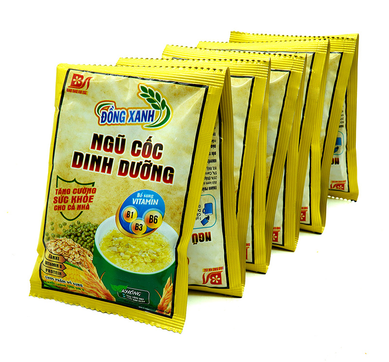 Bột Ngũ Cốc Dinh Dưỡng Đồng Xanh, Túi 20 gói x 25g