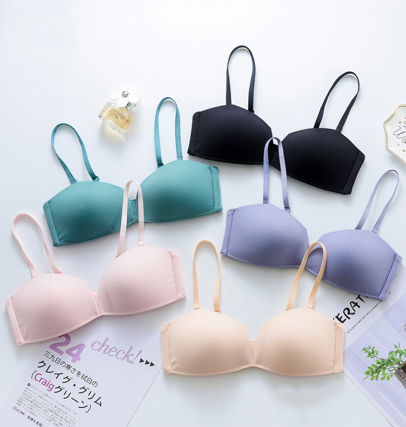 Áo Lót Không Gọng Đệm Mỏng Cotton Tăm Siêu Mềm Phong Cách Nhật Bản B488