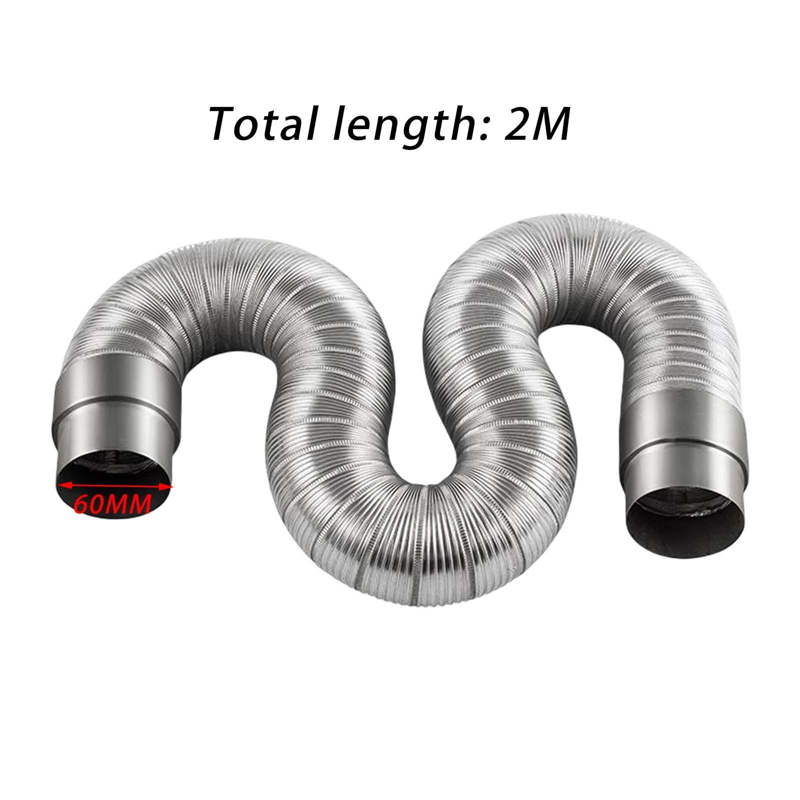Gas Heater Exhaust Pipe Duct Bendable for Bathroom Heater Replacement