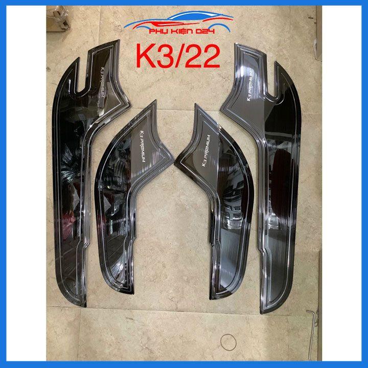 Bộ ốp tapli Kia K3 2022-2023 vân titan chống xước va đập khi mở cửa và làm đẹp xe