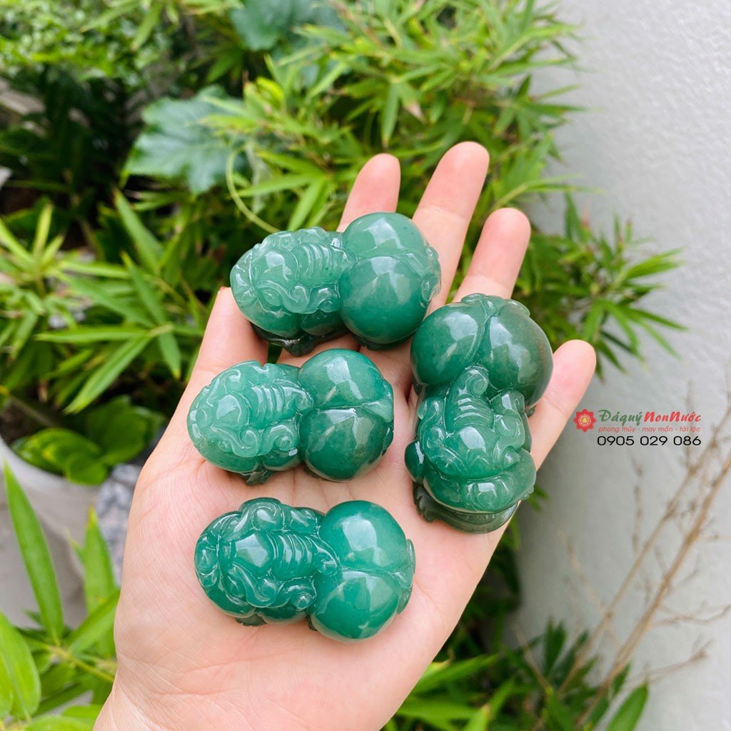Tượng tỳ hưu nhỏ đá thạch anh Aven - đá Non Nước