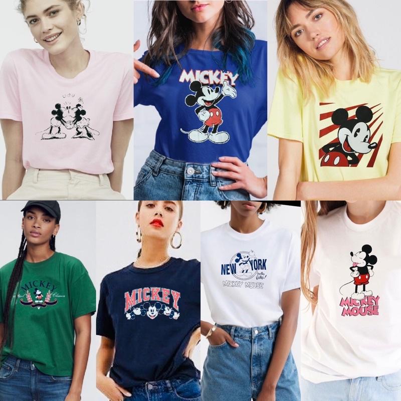 Áo Thun Nữ Mickey chất thun cotton mềm mịn thoáng mát phom suông năng động trẻ trung