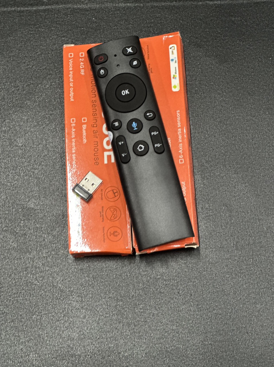 Điều khiển Chuột bay tìm kiếm giọng nói Air Mouse Remote Voice G10S PRO