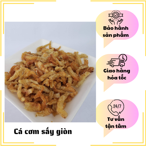Đặc Sản Nha Trang - Cá Cơm Tẩm Bột Sấy Giòn Mặn Mặn Giòn Giòn,Seavy Hộp 500g