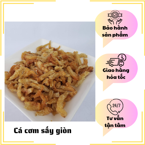 Đặc Sản Nha Trang -Cá Cơm Tẩm Bột Sấy Giòn, Hải Sản Khô Seavy Hộp 500 gram