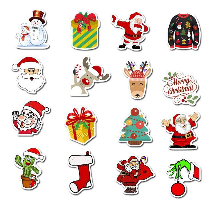 Sticker dán cao cấp GIÁNG SINH Cực COOL ms#81