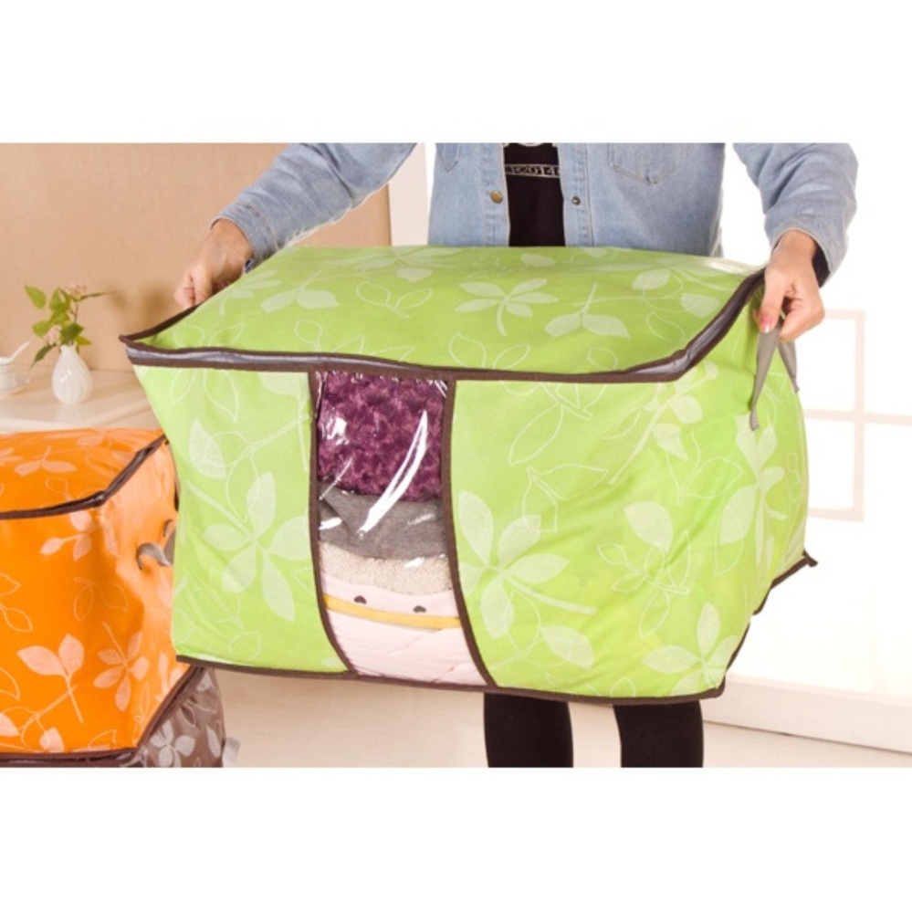 Túi Vải Đựng Quần Áo Chăn Màn Mền Big Size 60Cm Loại 1 - Túi Đựng Đồ Cỡ Lớn Dáng Ngang Đa Năng