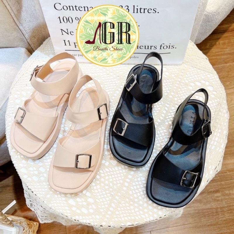 Sandal xuồng bản khoá sắt vuông gài 2,5 cm