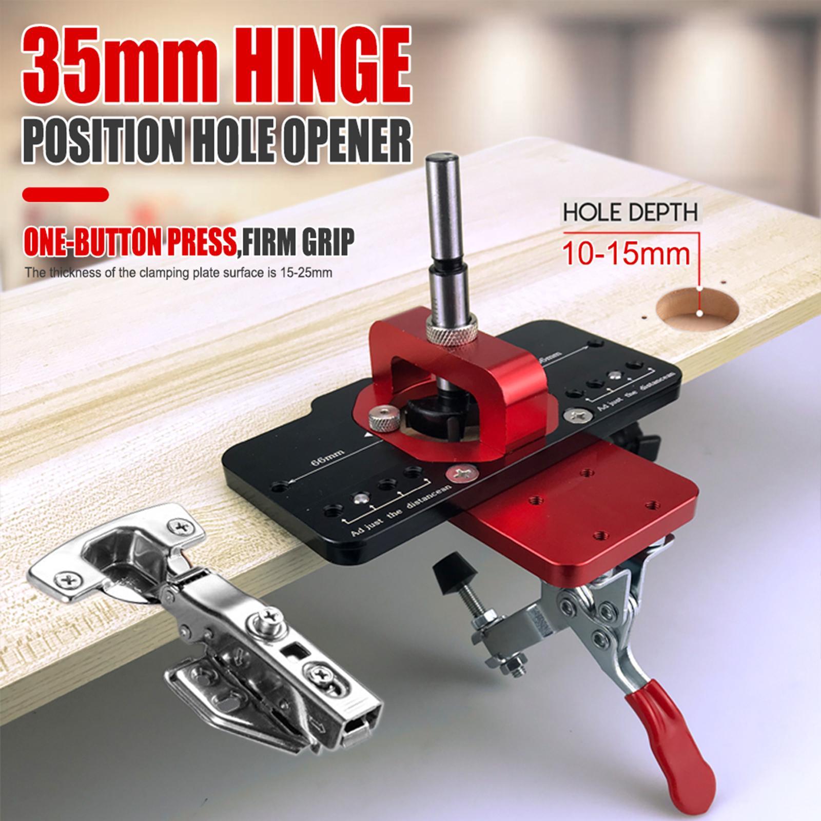 Hinge Boring Hole Drill Hole Drilling Guide Hole Opener Tools for Frame Door