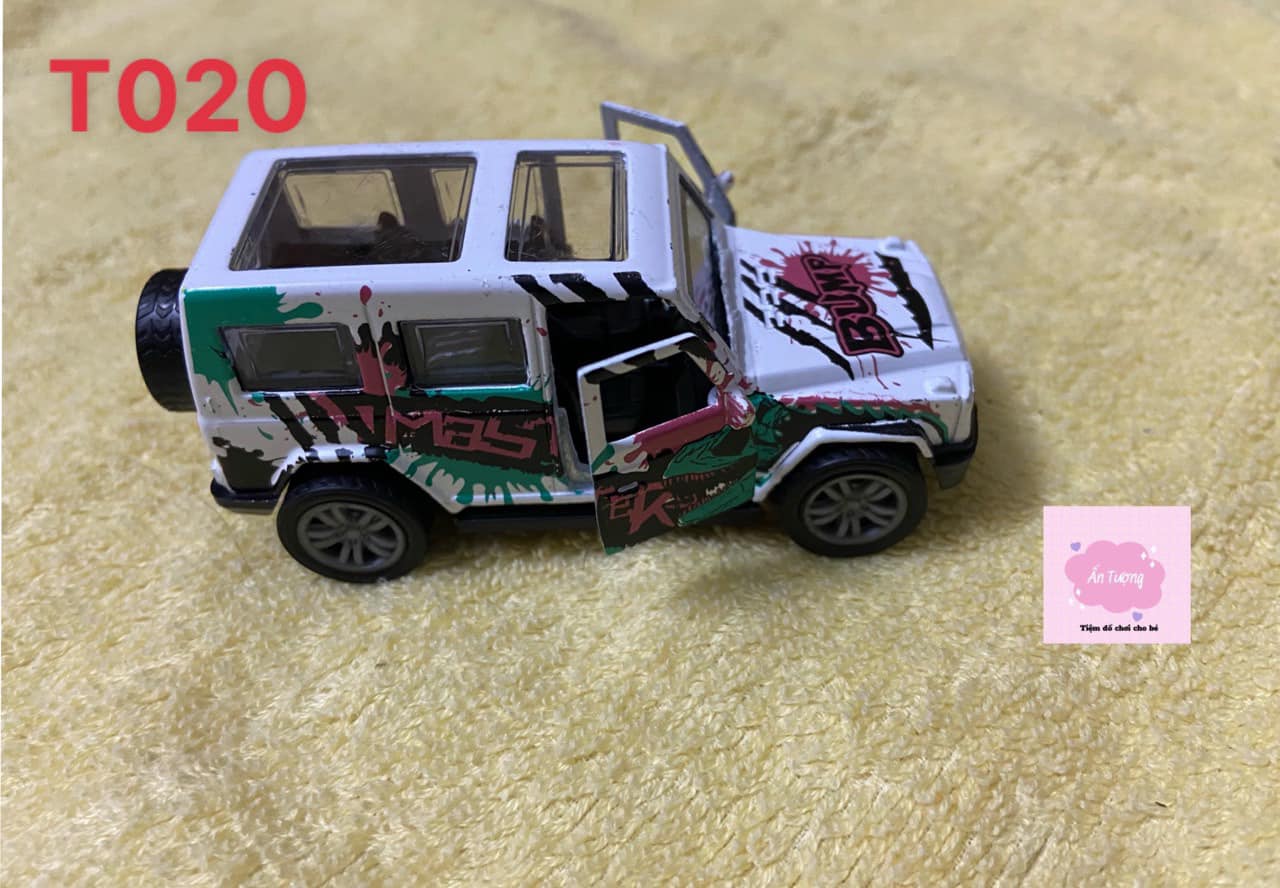 Set 4 chiếc xe Mercedes-Benz kiểu bump loại sáng tạo, phong cách mới cho bé