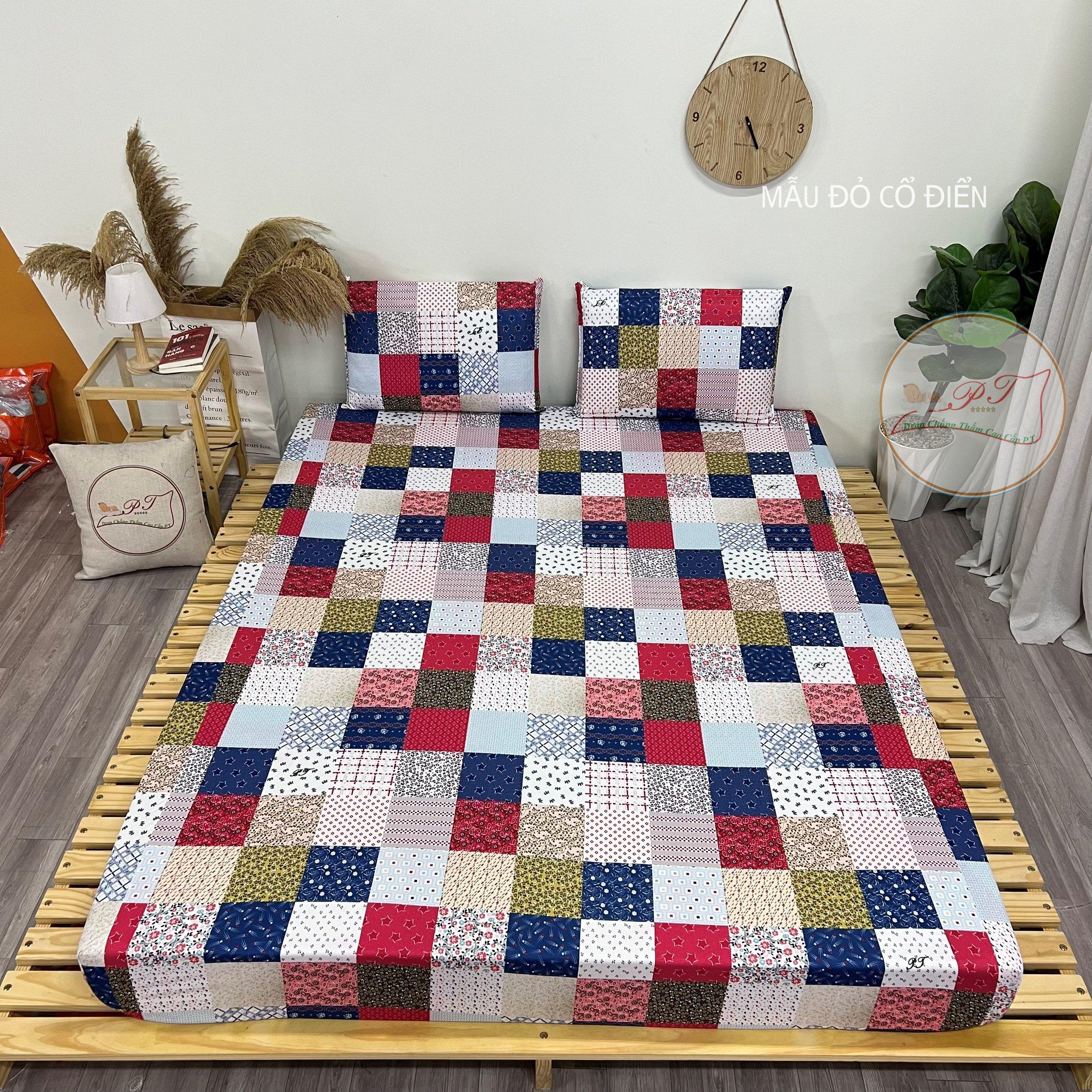 Ga Chống Thấm PT Họa Tiết Đỏ Cổ Điển
