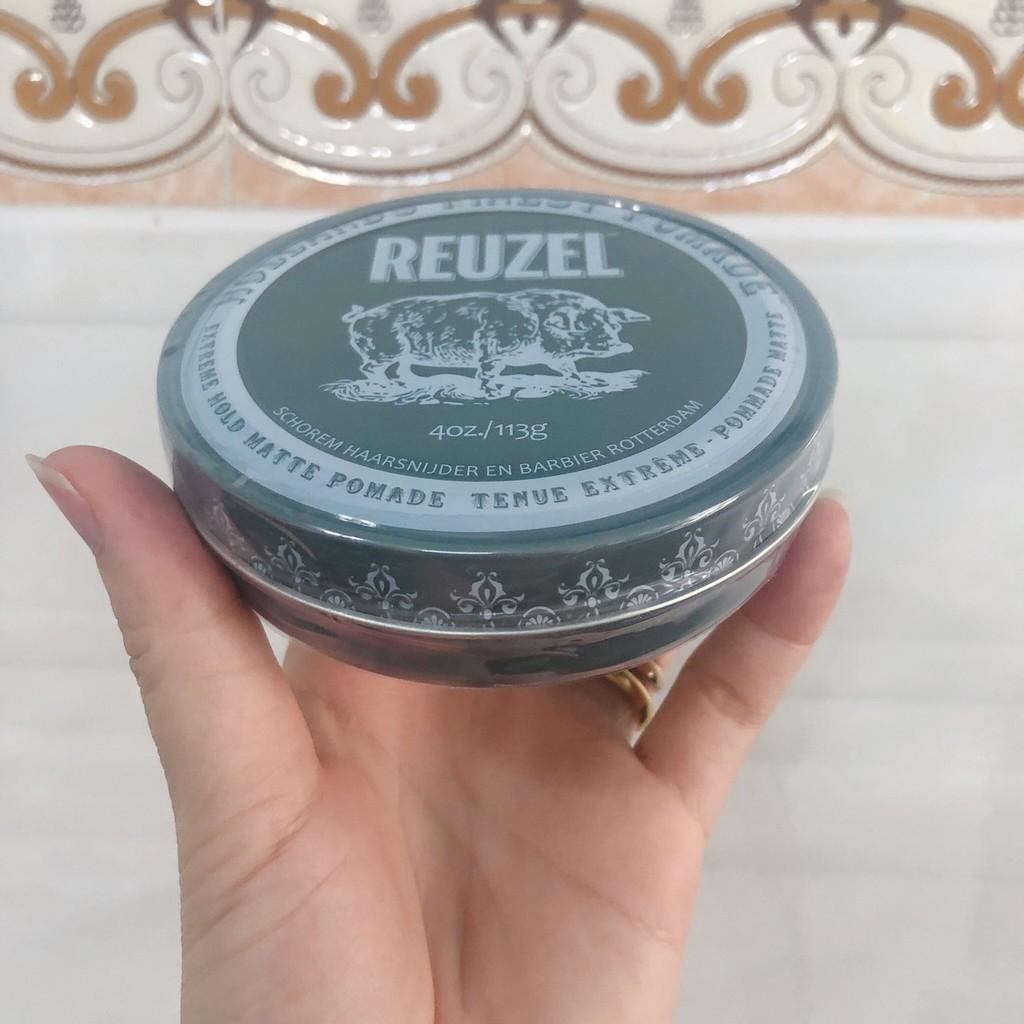 Sáp tạo kiểu tóc Reuzel Extreme Hold Matte Pomade giữ nếp siêu cứng