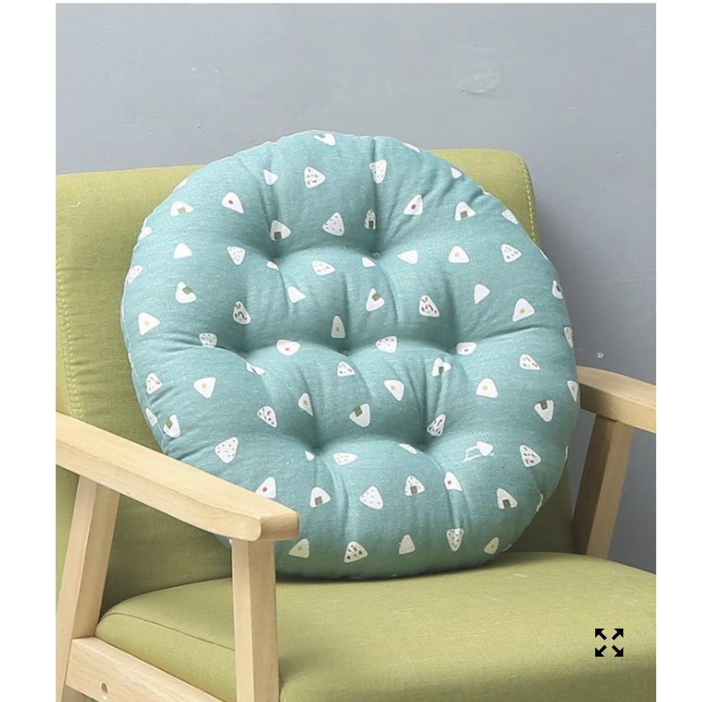 Đệm Ngồi Bệt Tròn Nhật Sắc Màu Hè Sai Mini 32cm