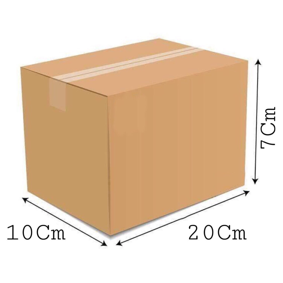 20x10x7 - Combo 20 thùng giấy gói hàng, thùng carton