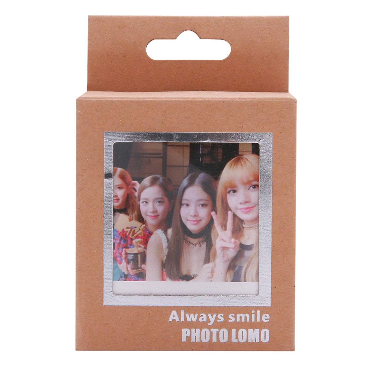 Hộp 40 Lomo Card BlackPink Kèm Dây Và Kẹp Gỗ (Tặng móc khóa gỗ BTS thiết kế độc quyền)