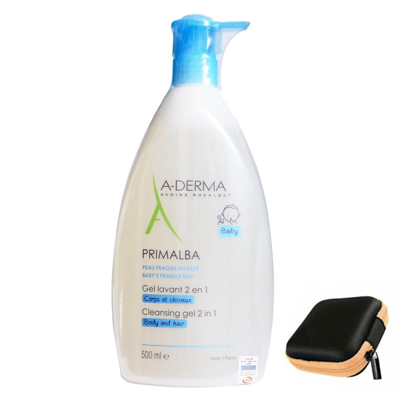 A-derma Primalba Cleansing Gel 2in1: Sữa Tắm Gội cho Em Bé (500ml)