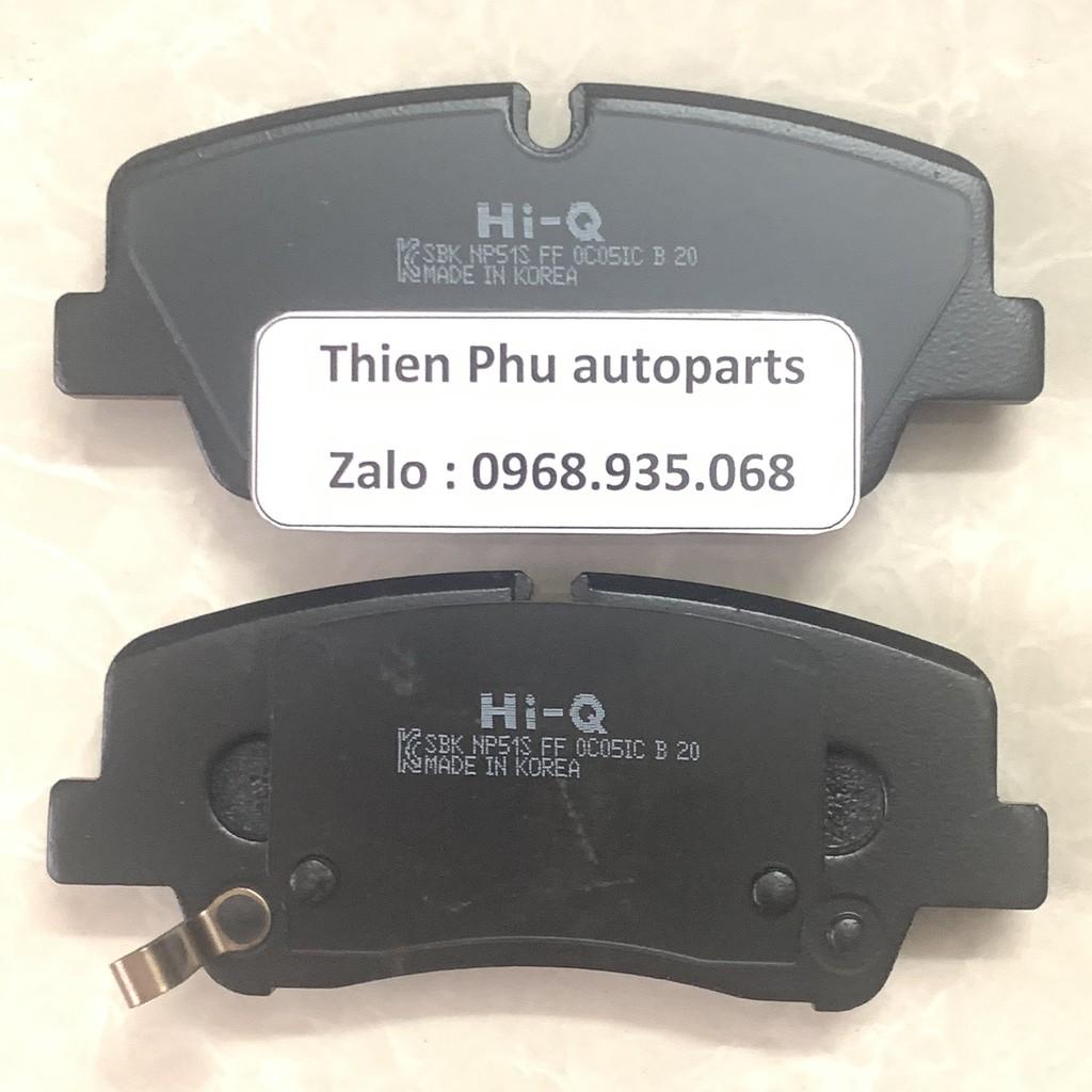 Má phanh chính hãng Hi-Q cho Hyundai Solati sau H350 - Bố thắng sau. OEM Brake Pad : 5830159A00  5830159A10