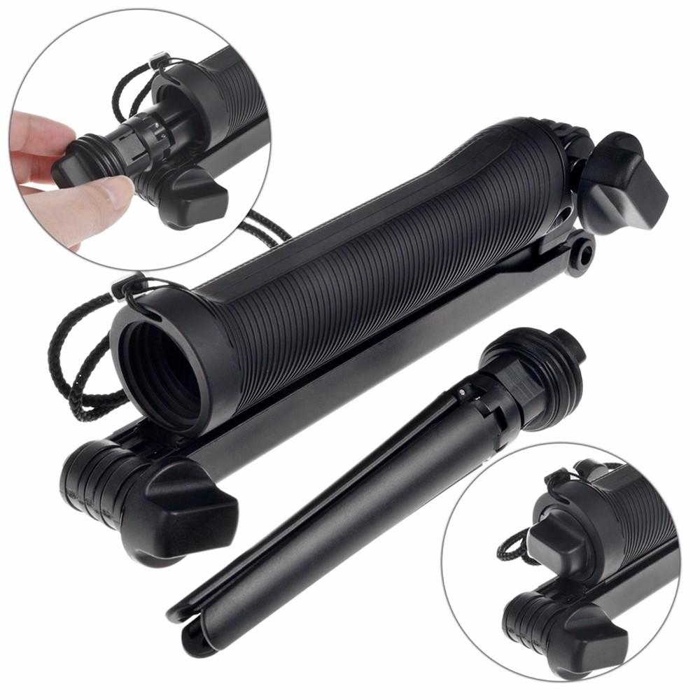 Có thể gập lại 3 chiều Grip Selfie Stick cho GoPro Hero 10 9 8 7 5 6 Máy ảnh selfie monopod chống nước cho máy ảnh Akaso 4K sjcam eken