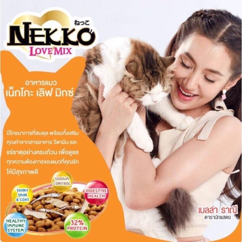 Hạt Nekko mix thịt cá sấy cho Mèo