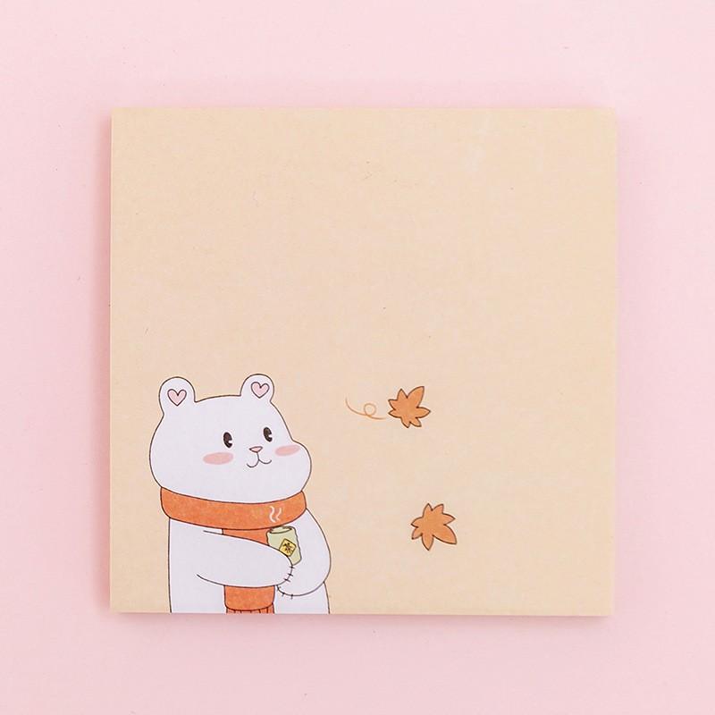 Giấy Ghi Nhớ Giấy Note Giấy Ghi Chú 80 tờ Nhiều Mẫu Cute Dễ Thương