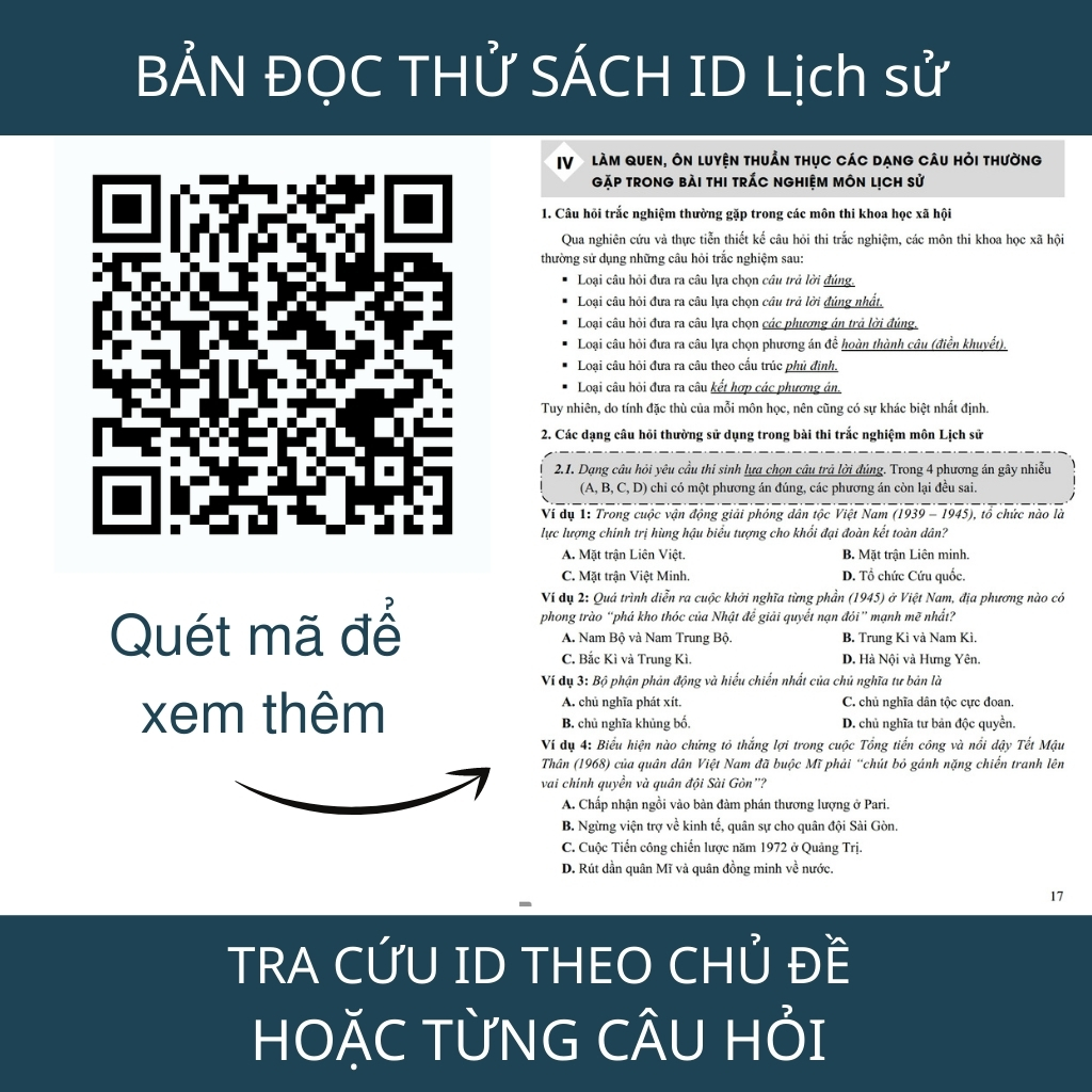 Sách luyện thi thpt quốc gia: 50 Đề thi chọn lọc chinh phục điểm cao kì thi THPT QG 2021 môn Lịch sử thầy Nguyễn Mạnh Hưởng