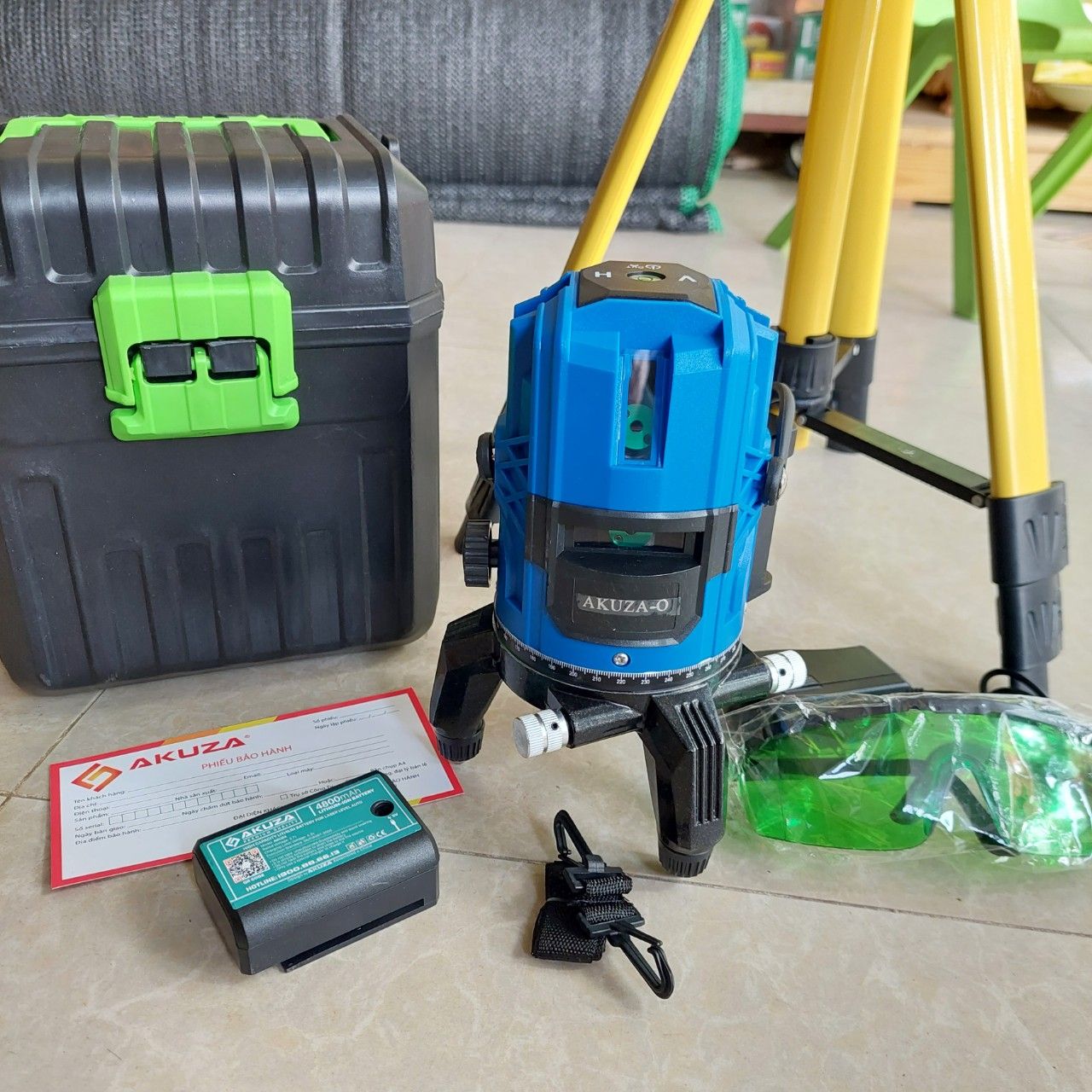 Máy cân mực tia xanh siêu sáng LASER LEVEL