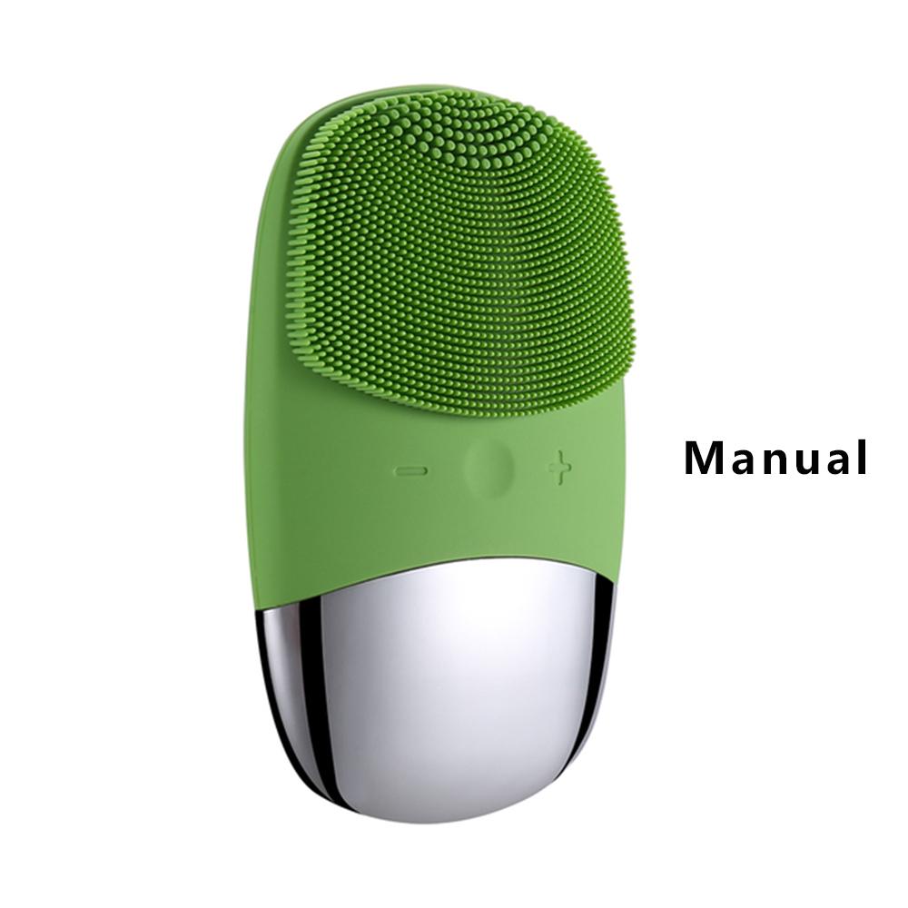 Làm Sạch Da Mặt Bàn Chải Silicon Chống Thấm Nước Máy Mát Xa Da Mặt Chà Rửa Loại Bỏ Mụn Đầu Đen Sâu Làm Sạch Và Tẩy Tế Bào Chết
