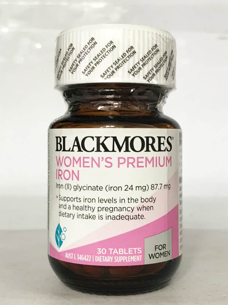 Viên sắt cho bà bầu Blackmores Pregnancy Iron 30 viên chính hãng Úc
