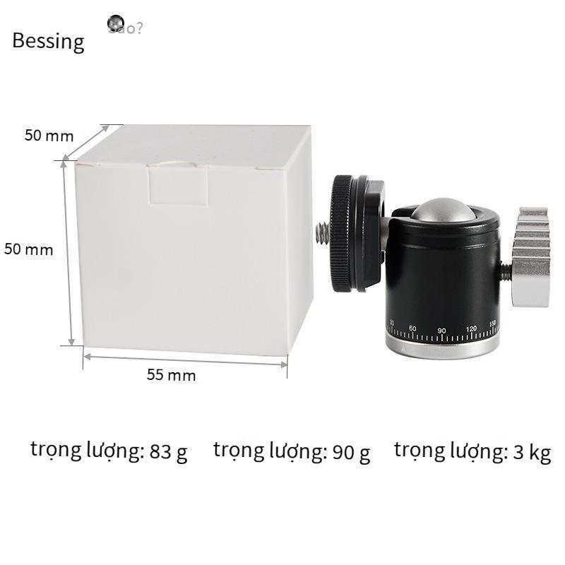 Giá thấp nhất Beixin chân máy chụp ảnh xoay đầu hình cầu SLR micro-máy ảnh đơn mini cầm tay điện thoại di động phát sóng trực tiếp đầu nhỏ