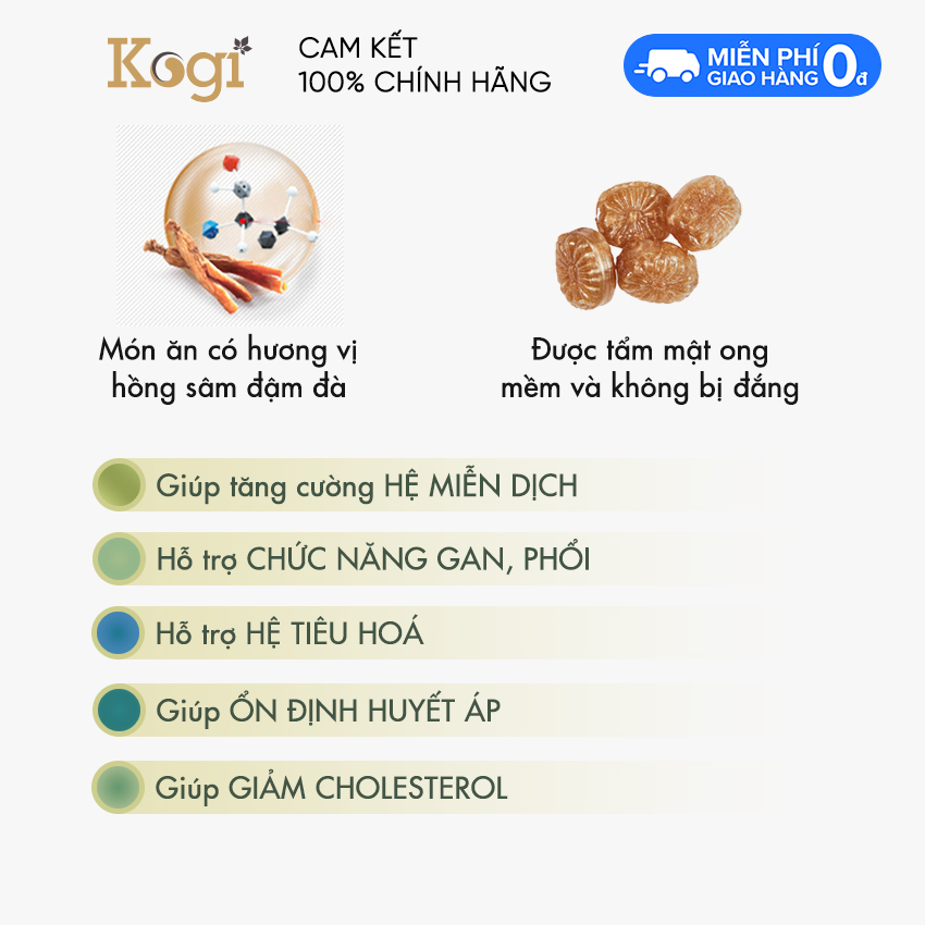 Kẹo Hồng Sâm KGC Cheong Kwan Jang KRG Candy (120g)