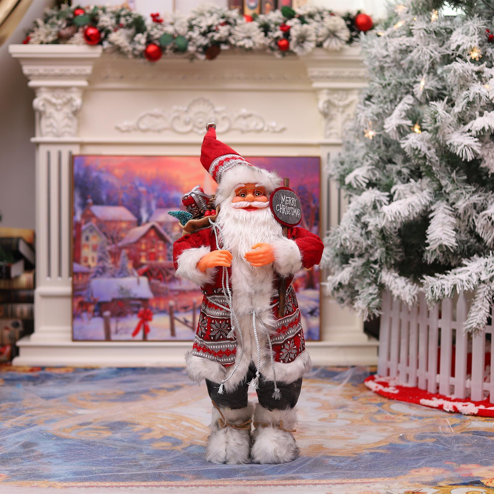 Gia Decor Giáng Sinh đã có thêm một thiết kế tuyệt vời: Santa Claus Figurine Ornament Decoration! Những chiếc đồ trang trí này sẽ mang lại không khí Giáng Sinh ấm áp và đầy phấn khích cho gia đình bạn. Hãy xem hình ảnh ngay để cảm nhận được sự tinh tế và độc đáo của sản phẩm này.
