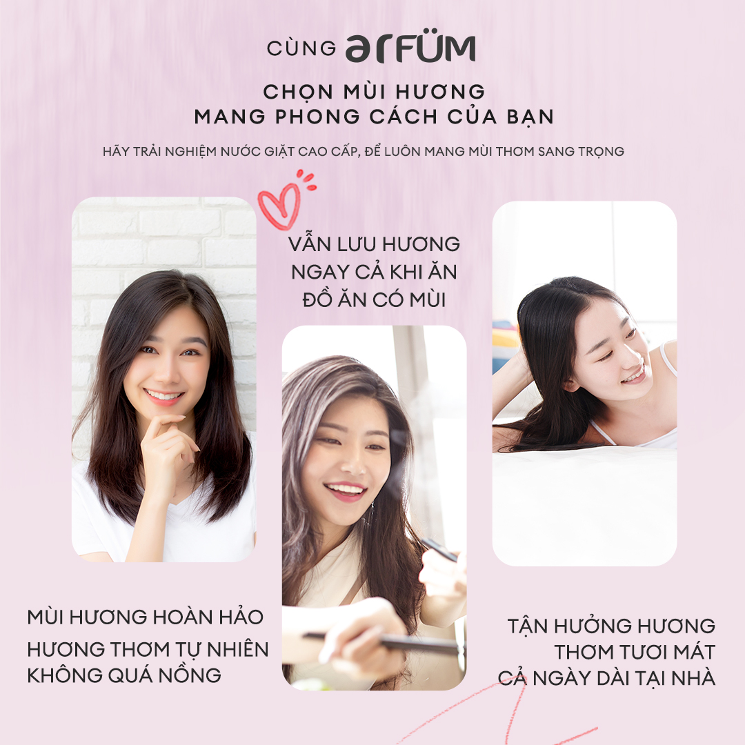 Nước Giặt Đậm Đặc Arfum Hương Nước Hoa, Dùng Cho Len, Lụa, Linen, Cotton Và Quần Áo Trẻ Em (750ml/ Chai)