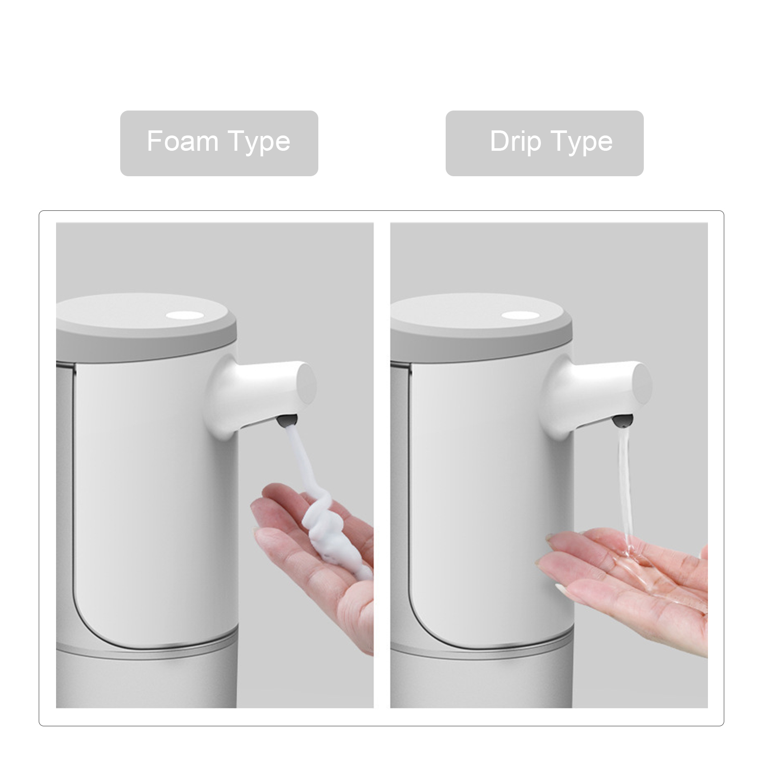 Máy đựng xà phòng tự động không cần dùng tay bằng tia hồng ngoại