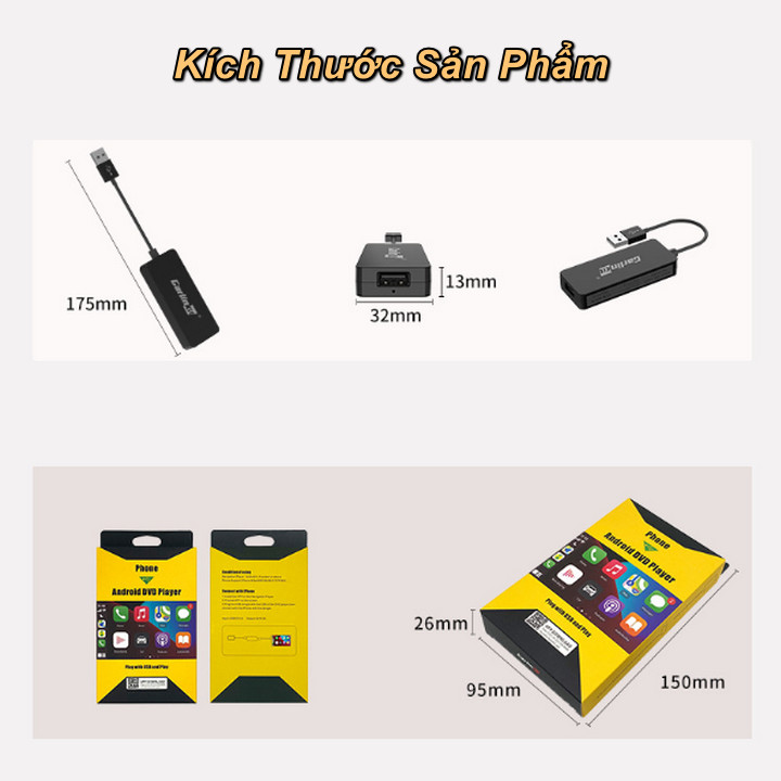 Thiết Bị Trình Chiếu trên Ô Tô CarPlay AI BOX, Android Auto - Home and Garden