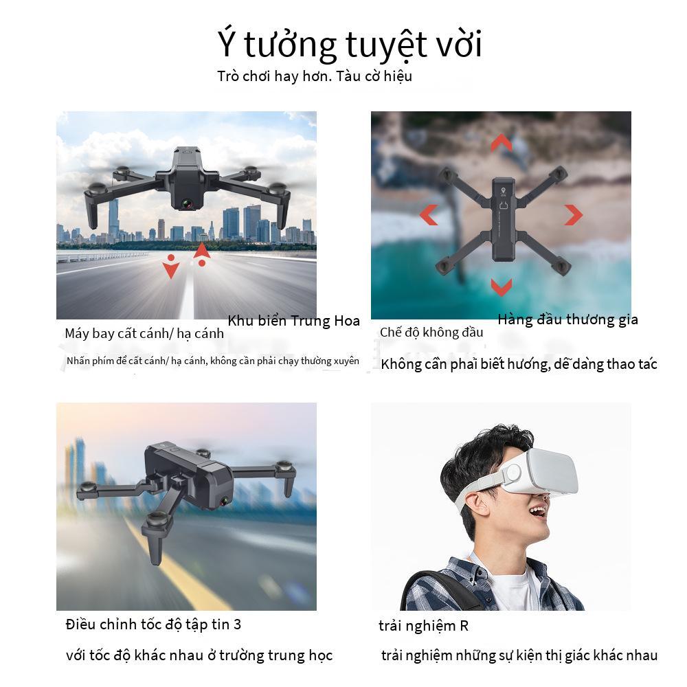 Phong cách mới nhất KF607 4K GPS trực quan tránh chướng ngại vật camera kép định vị GPS kép chụp ảnh trên không máy bay không người lái