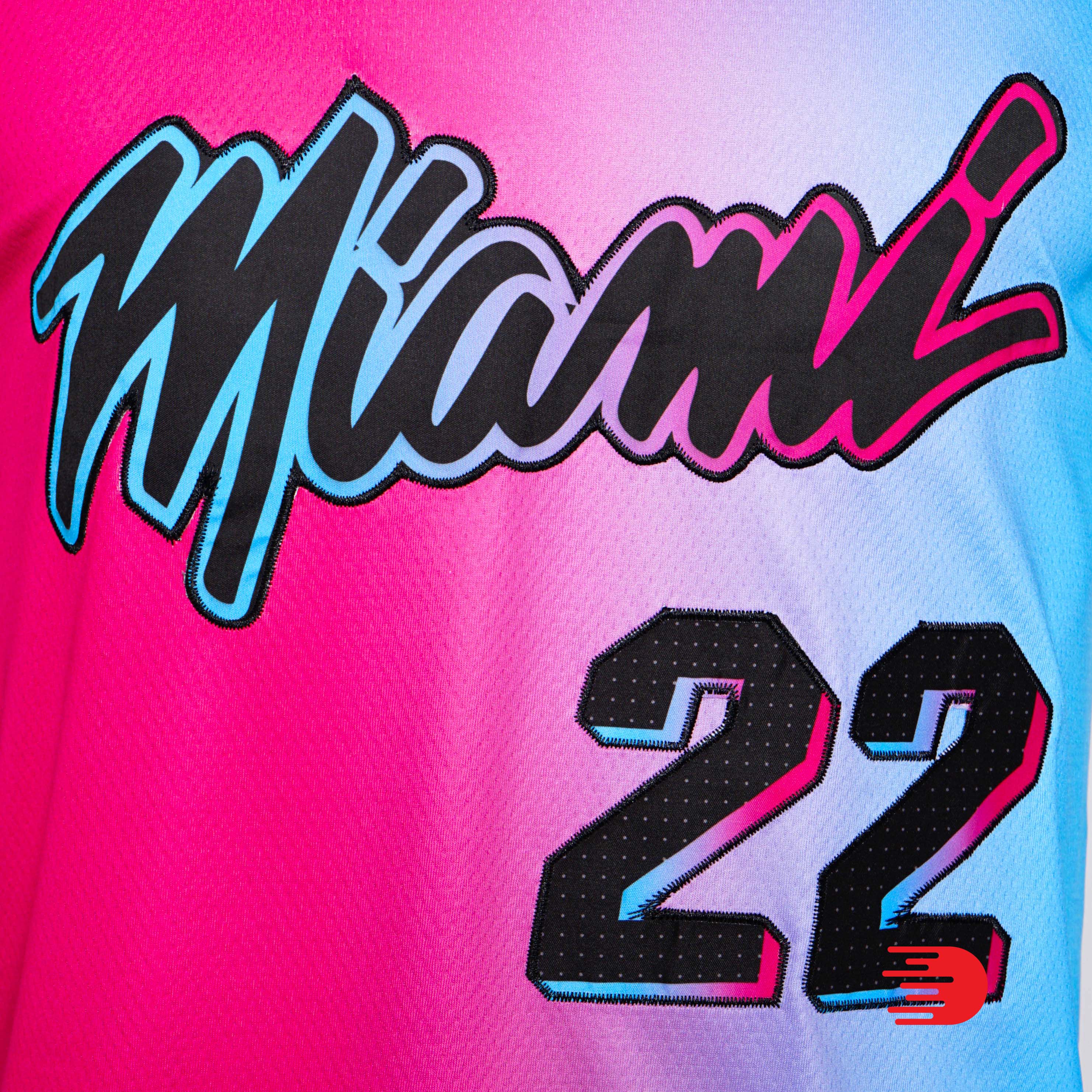 Trang Phục bóng rổ ACTEE DELO Miami Heat City Edition ViceVersa 2021_ HÀNG IN