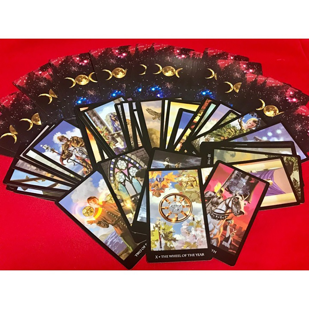 [Size Gốc] Bài Tarot Witches 78 Lá Bài Size 7x11.7 Cm Tặng Đá Thanh Tẩy Và Link Hướng Dẫn Tiếng Việt