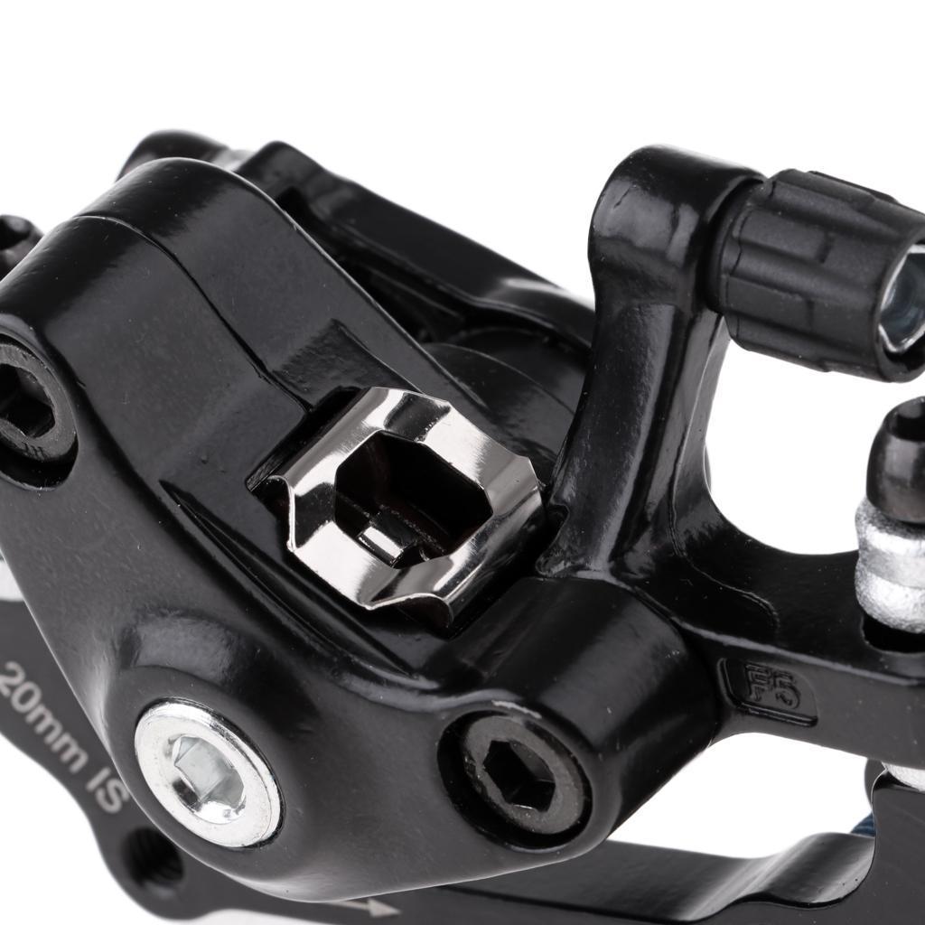 2Pcs Bike Front Rear Caliper, Mechanical Disc Brake Bicycle Cycling MTB Mountain Parts