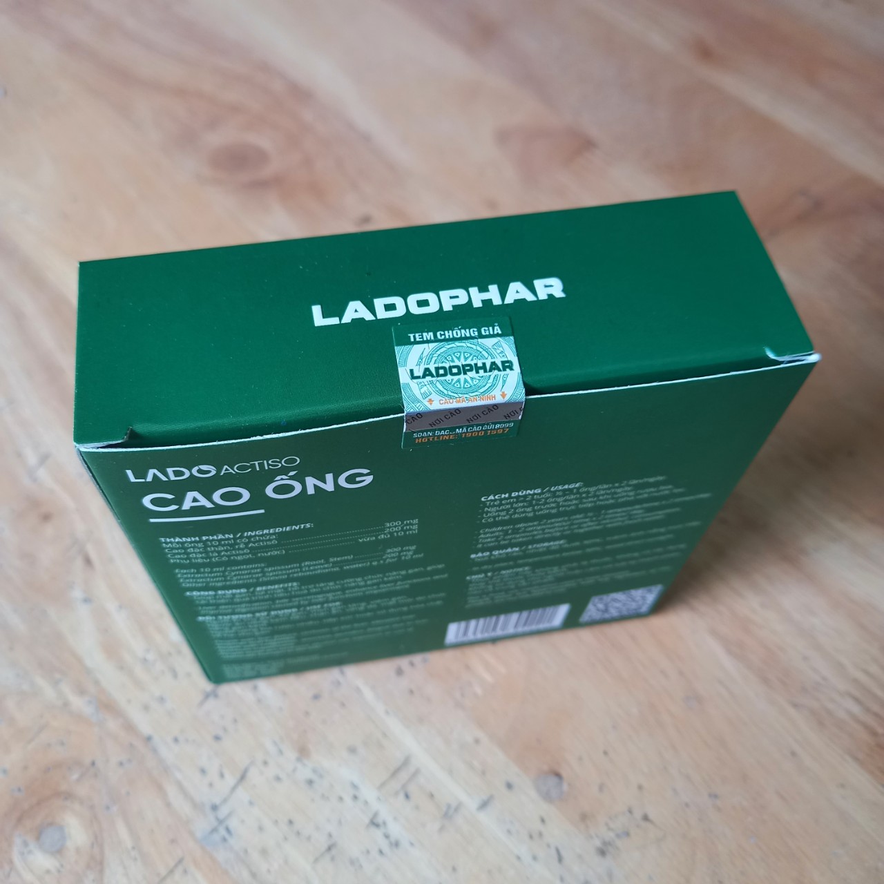 Cao ống Atiso Ladophar không đường Hộp 10 ống 10ml Giúp mát gan, lợi mật, hỗ trợ tăng cường chức năng gan, giúp cải thiện quá trình tiêu hóa do chức năng gan kém tặng 1 túi trà