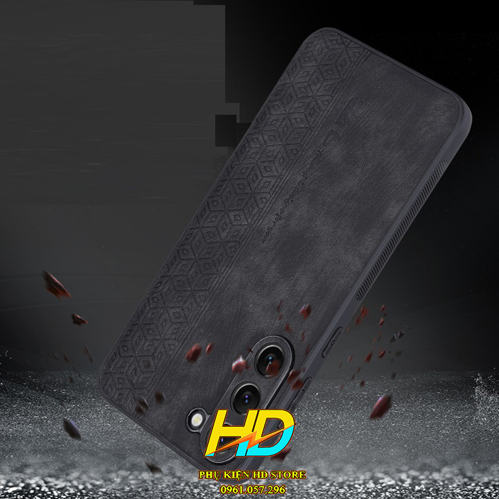 Ốp Lưng Da Dành Cho Samsung Galaxy A54 5G Chính Hãng AZNS , Ốp lưng thiết kế vân nổi, Chống Sốc, Khoét Lỗ bảo vệ camera - Hàng Nhập Khẩu