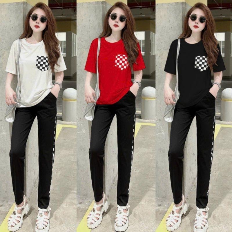 Bộ đồ thể thao nữ quần dài áo thun form rộng bigsize mẫu mới đẹp, bộ đồ đi làm, sét bộ đi chơi , bộ đồ mặc nhà siêu xinh
