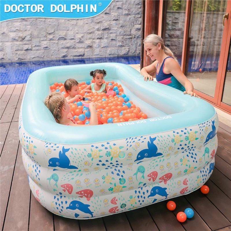 Bể bơi Dolphin chính hãng (bể bơi cho bé Doctor dolphin )