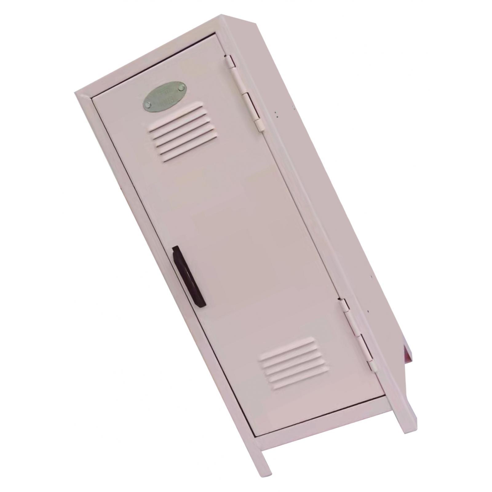 Makeup Storage Cabinet Two Layers Countertop Storage Cabinet for Office Home